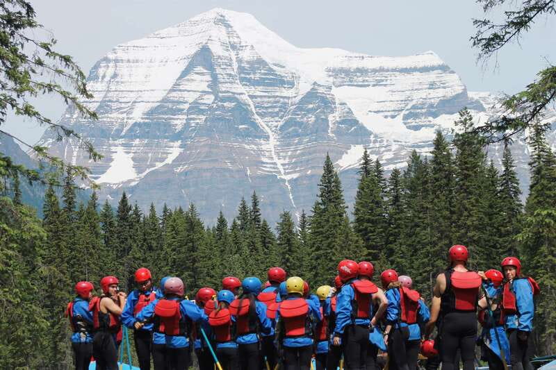 5-Hour Fraser River Rafting in Jasper National Park - The Rearguard Falls portage: a break with a purpose