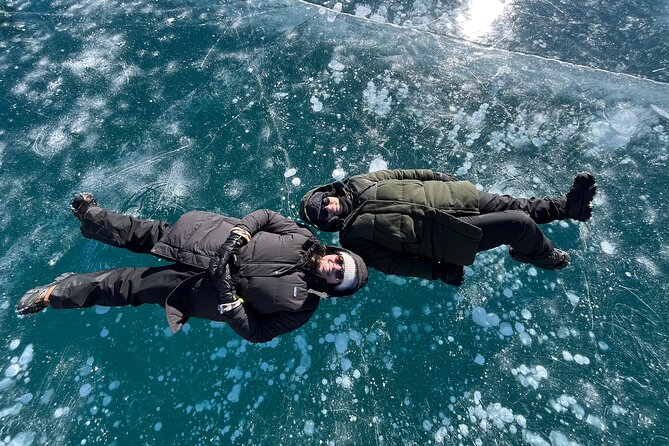 Abraham Ice Bubble/Sunwapta Falls,Snowshoeing,Icefield, Bow&Peyto - Sunwapta Falls and Athabasca Falls: water power, no long waits
