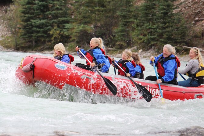 Athabasca Expressway Whitewater Rafting - Getting suited fast at 638 Connaught Dr in Jasper