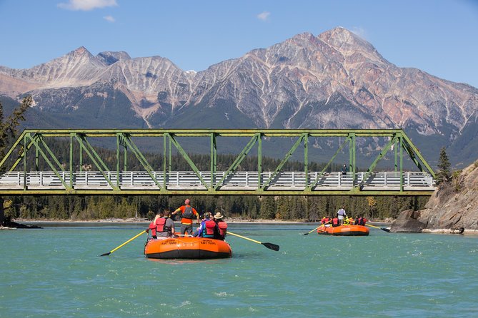 Athabasca River Easy Scenic Raft Trip - Stop 1: The Athabasca River run through UNESCO Jasper National Park