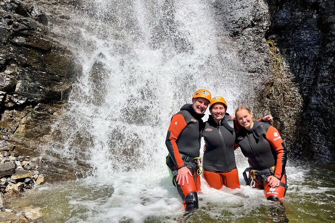 Banff Canyoning - Ghost Canyon (Intermediate Level) - Rappels, Slides, and Pool Jumps: the action mix in Ghost Canyon