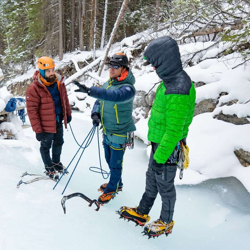 Banff: Introduction to Ice Climbing for Beginners - The Safety-First Start: How You Get Ready to Climb