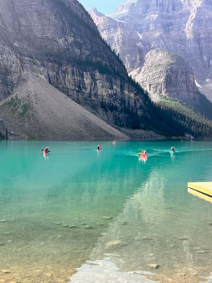 Banff: Lake Louise, Moraine, Emerald Lake & Canyon Day Trip - Banff Town, Lake Minnewanka, and Two Jack Lake when it gets colder