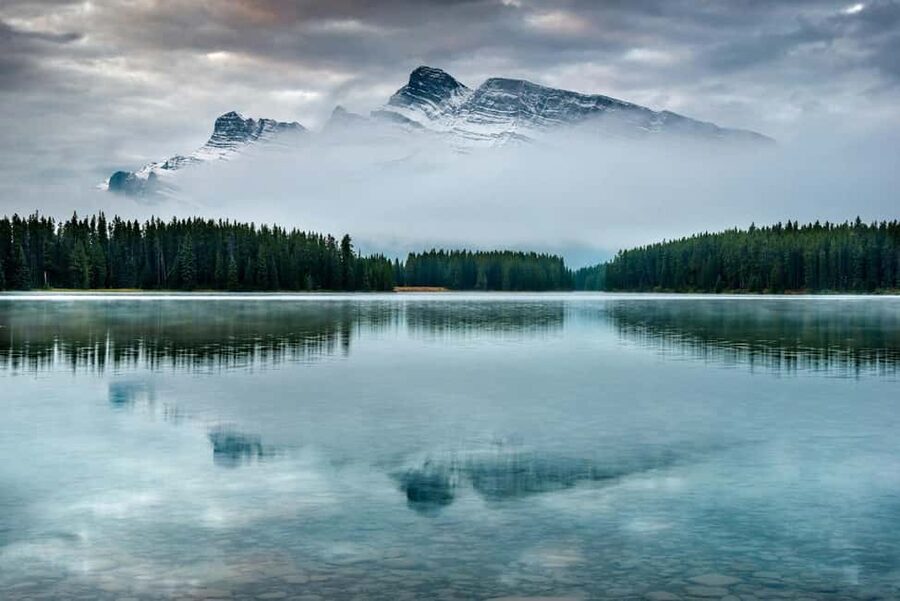 Banff National Park: Canyons, Lakes & Local Favourites - Lake Minnewanka: glacier-fed blues and a submerged ghost-town storyline