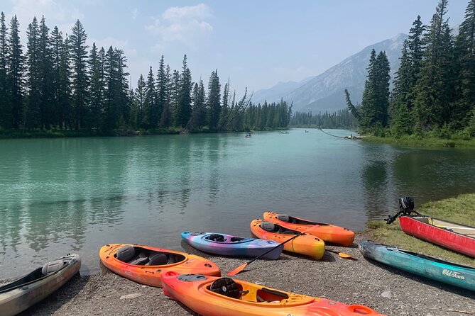 Banff National Park- Double Kayak Experience - Vermilion Lakes float: calmer water and better reflection odds