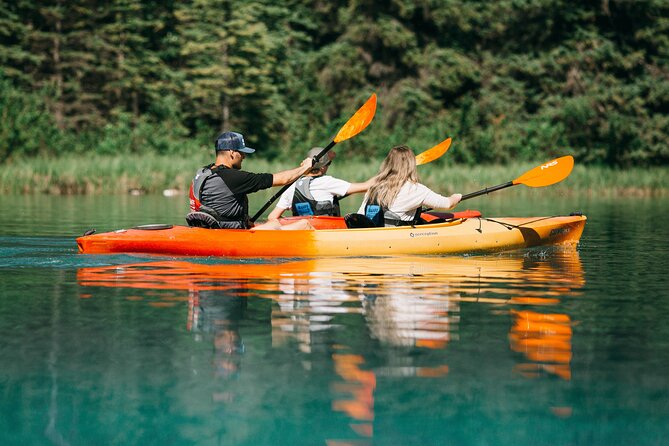 Banff National Park- Double Kayak Experience - Bow River paddle: turquoise water, mountain turns, and a beaver dam moment