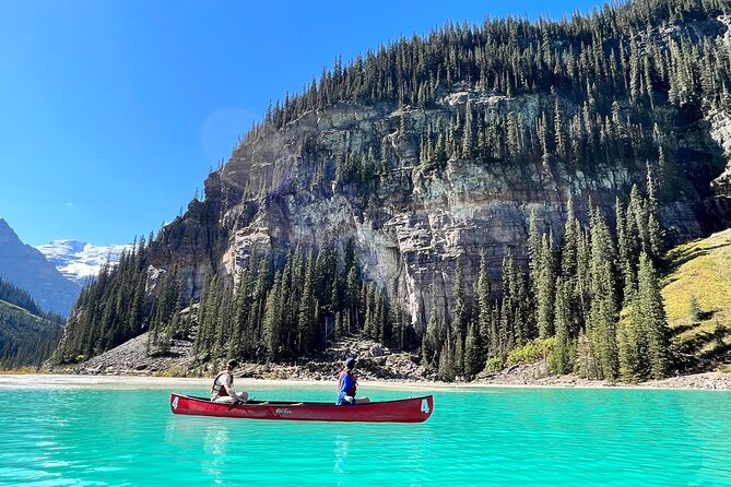 Bestseller from Canmore/Banff: Lake Louise Adventure - The 5 Hours at Lake Louise: Canoe, Chateau Views, and Lakeshore Time