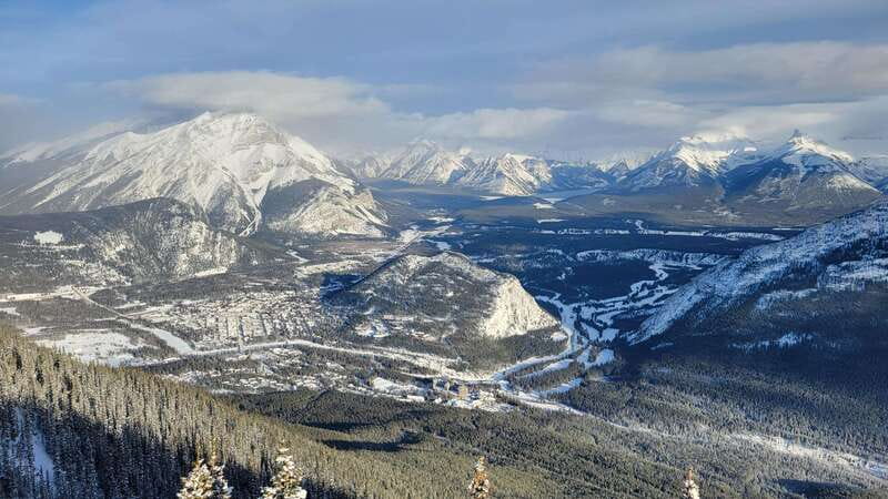 Calgary: Canmore, Banff, Lake Louise - Gondola Included - Banff Gondola up Sulphur Mountain: the big view stop