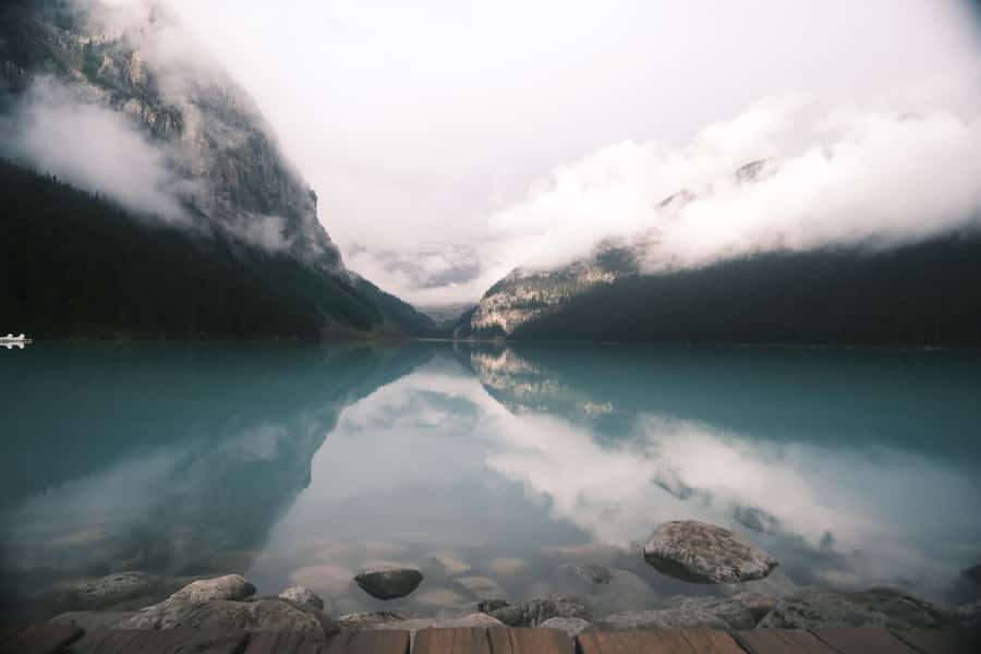 Calgary:Moraine Lake Sunrise & Lake Louise & Wildlife Safari - Lake Louise: an easy lakeshore walk plus optional canoe time