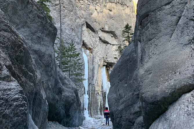 Canmore: Canyons & Cave Paintings - 2.5hr Hiking Tour - Gear and traction: poles and ice cleats when required