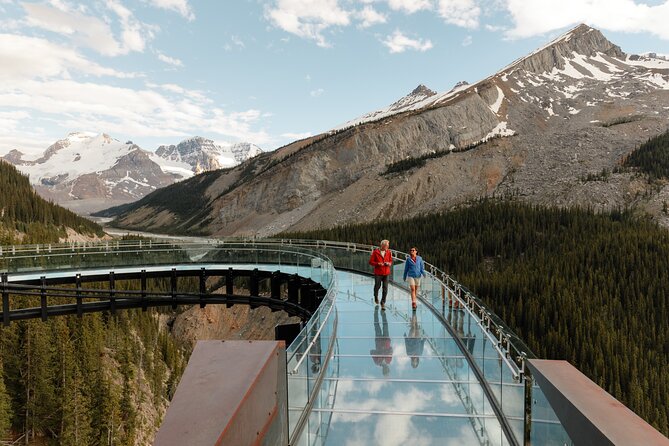 Columbia Icefield Tour with Glacier Skywalk - The Skywalk stop: glass-bottom views and cliff-edge thrills