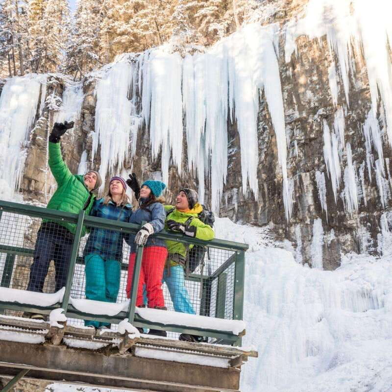 From Banff: Johnston Canyon Guided Icewalk - Guide style, small group pacing, and the extras that help