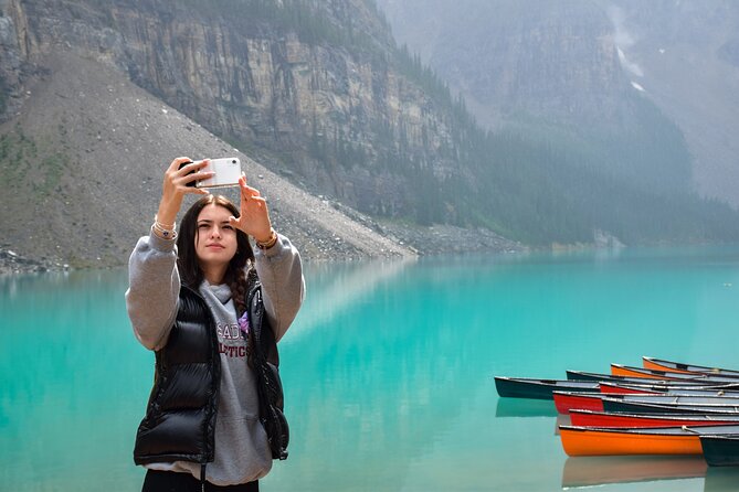 From Banff: Shuttle Service to Moraine Lake & Lake Louise - Lake Louise: shoreline time and the Victoria Glacier backdrop
