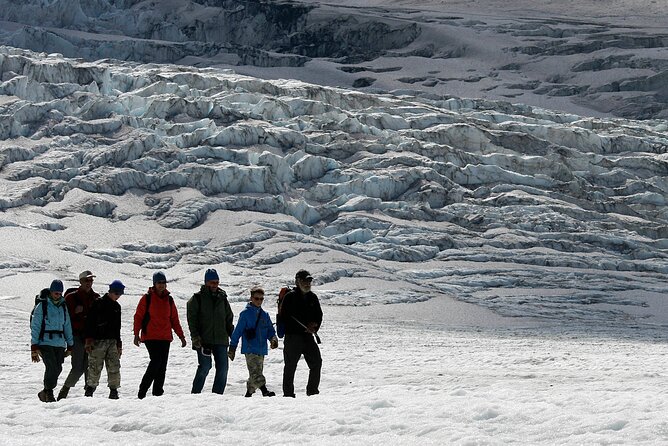 Full Day Guided Glacier Hike on The Athabasca with IceWalks - Getting micro-spikes on fast: gear that changes the whole experience