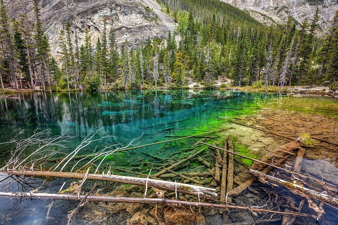Grassi Lake and Grotto Canyon Hiking Calgary/Canmore/Banff - Grotto Canyon Ice Walk: Limestone Cliffs, Pictographs, and Winter Traction