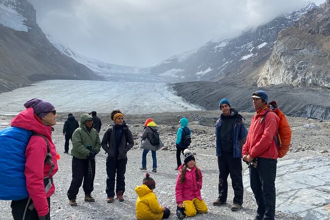 Guided Glacier Hike on The Athabasca with IceWalks - Getting Set Up at the Columbia Icefield Area