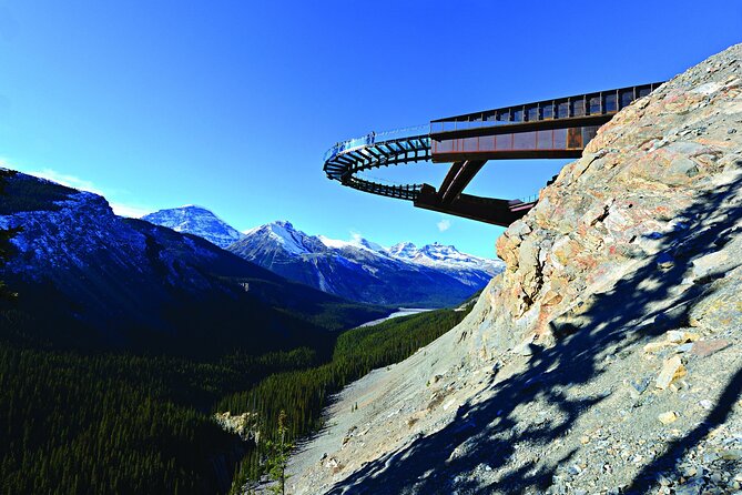 Jasper and Columbia Skywalk Icefield Parkway Private Day Tour - Athabasca Glacier Ice Explorer: the ticketed highlight