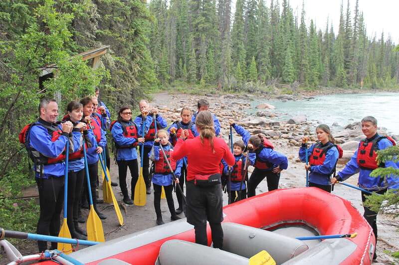 Jasper: Canyon Run Family Whitewater Rafting - Meeting point at 638 Connaught Dr: show up ready to move