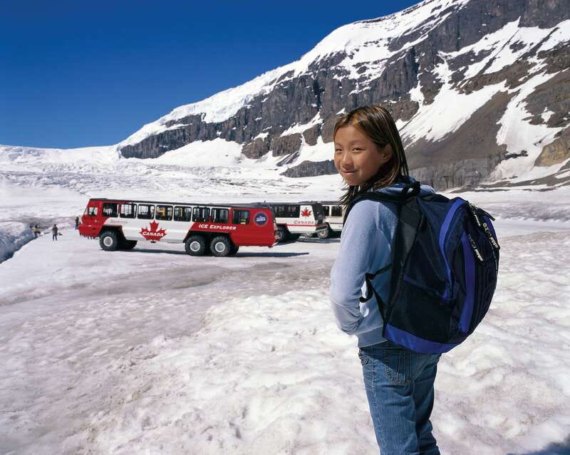 Jasper: Transfer to Banff/Lake Louise w/ Columbia Icefields - Athabasca Glacier Adventure and Glacier SkyWalk: the main event