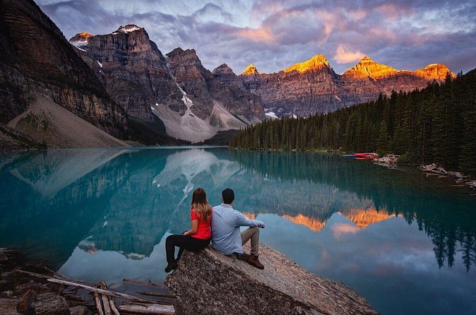 Lake Louise and Moraine Lake Golden Hour Tour - Moraine Lake: Included Entry, Valley of the Ten Peaks Views, and Glacial-Blue Drama