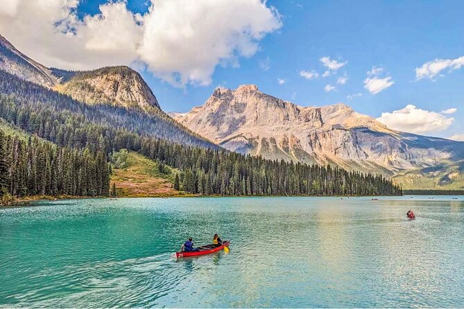 Lake Louise, Moraine/Bow, Emerald & Peyto - 4 Lakes in Banff - Yoho National Park: Kicking Horse Pass spiral tunnels and Natural Bridge