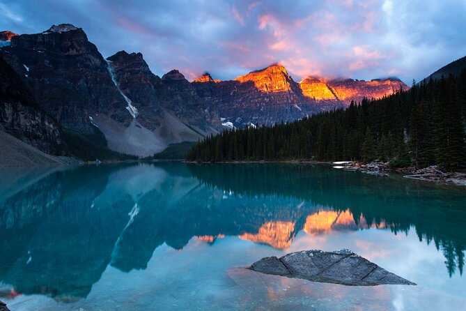 Lake Louise Moraine Lake Icefield Parkway Full Day Private Tour - Moraine Lake’s turquoise basin and the short hike option