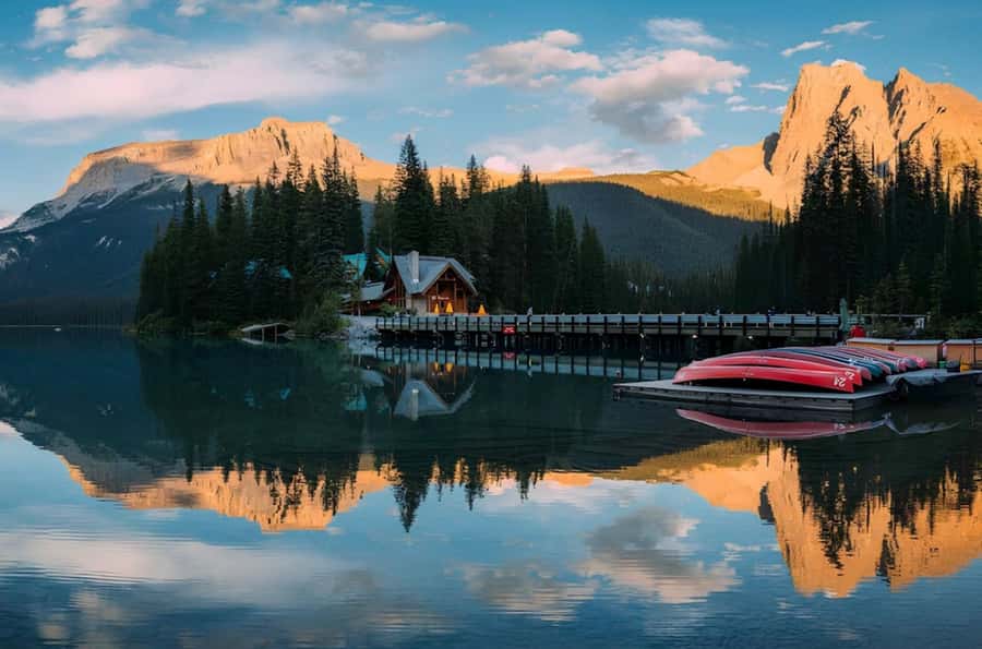 Louise, Moraine/Bow, Emerald, Peyto- 4 Lake Tour - Natural Bridge: Small Walk, Big Visual Payoff