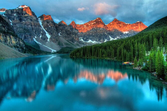 Moraine Lake & Lake Louise Sunrise | Award-Winning Premium Tour - The Banff pickup and the early-morning ride (you’ll feel this part)