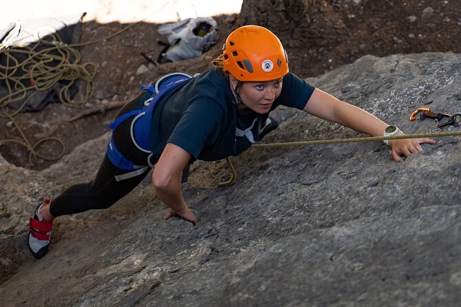 Rock Climbing Adventure in Banff: Beginner - The teaching plan: site safety, belaying, and technique basics