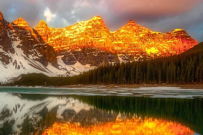 Shuttle Bus 2way BANFF to Lake louise & Moraine lake(1 hour each) - Stop 1: Moraine Lake sunrise, Rockpile angles, and what you can actually do in an hour