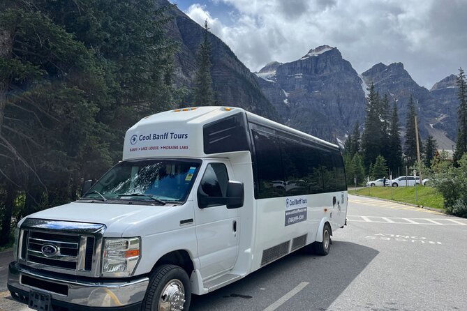 Shuttle from Banff or Canmore to Moraine Lake and Lake Louise - What the Small Group Ride Feels Like Inside the Vehicle