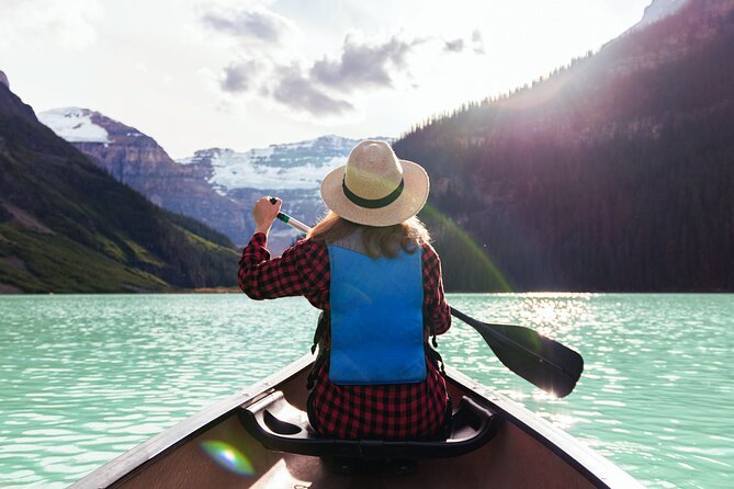 Sunrise at Moraine Lake & Lake Louise from Calgary/Canmore/Banff - Stop 2: Lake Louise Early Arrival, Special Parking, and Optional Canoe Time