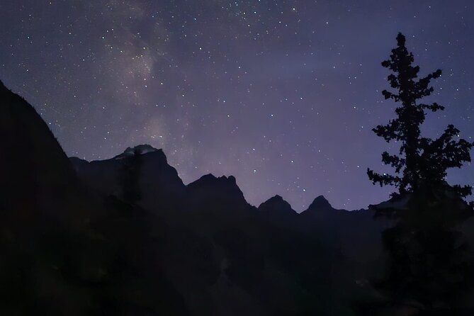 Sunset at Moraine Lake & Stargazing Tour from Canmore/Banff - Moraine Lake at sunset: guided lakeshore time, then the rockpile view