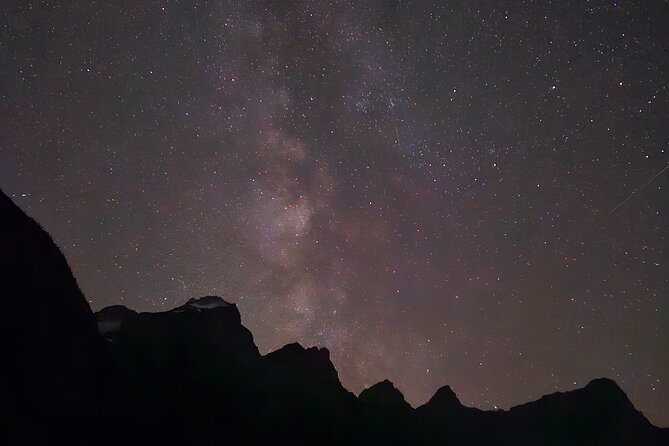 Sunset at Moraine Lake & Stargazing Tour from Canmore/Banff - Stargazing setup: telescopes, binoculars, and what to do when clouds win