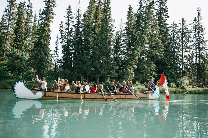 Wildlife on the Bow | Big Canoe Tour in Banff National Park - Up the Bow, then back down: how the 1.5-hour rhythm feels